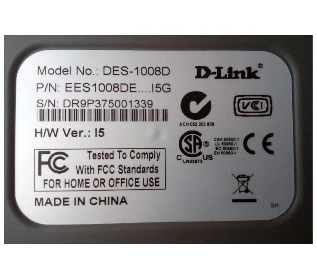 Informatique Maine-et-Loire Angers - Photos Vivastreet Donne Switch D-LINK 8 ports Fast Ethernet 10100