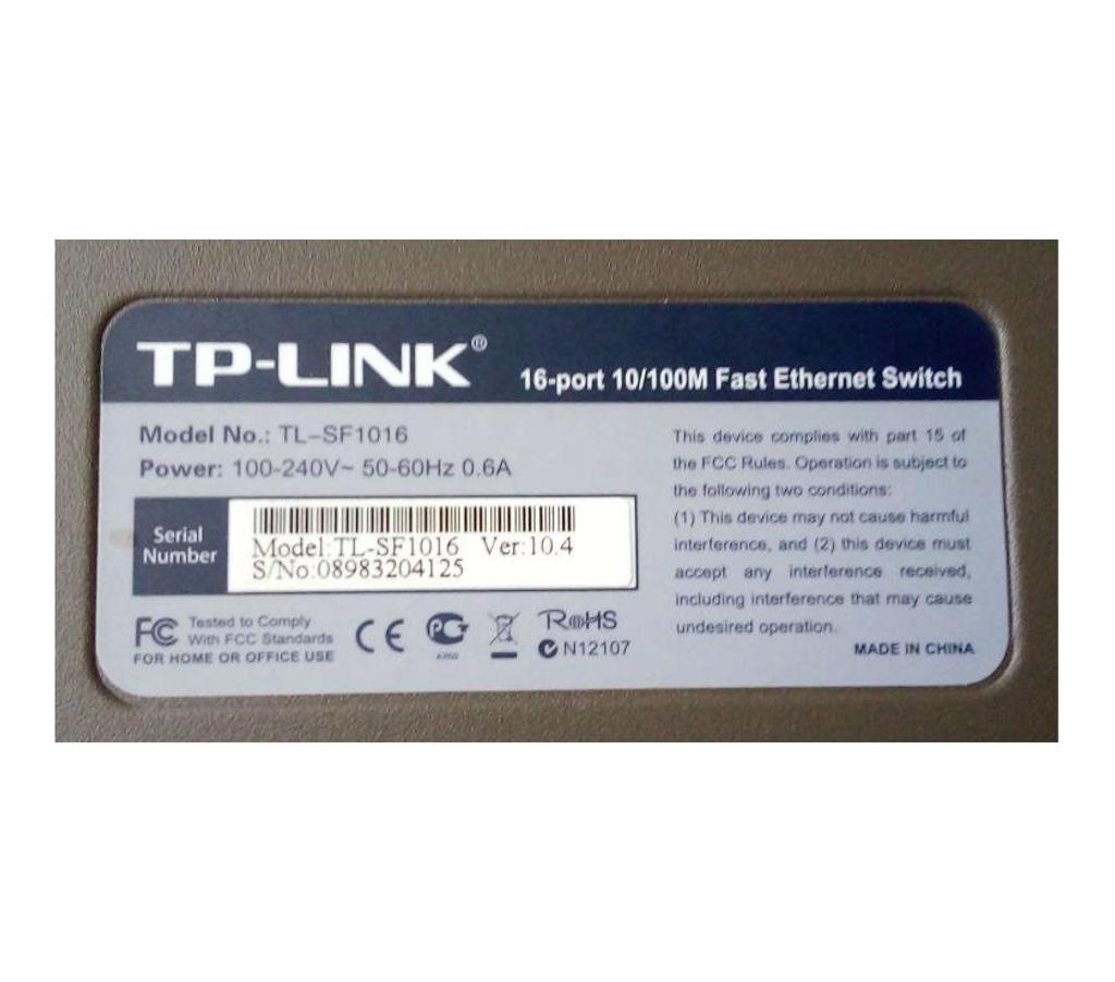 Informatique Maine-et-Loire Angers - Photos Vivastreet Switch TP-LINK 16 ports Fast Ethernet 10100Switch