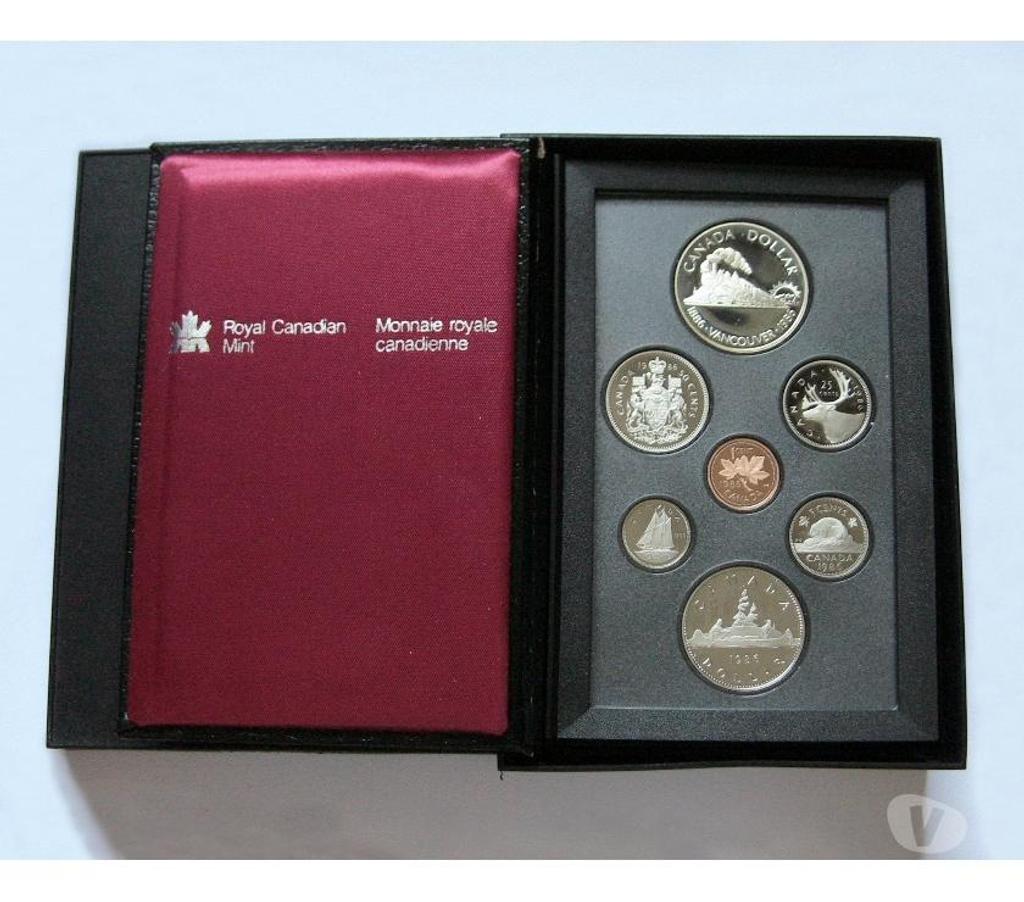 Collection Paris Paris 7ème ardt - 75007 - Photos Vivastreet 7 pièces Dollars Canadiens 1986 Elizabeth II D.G. Regina