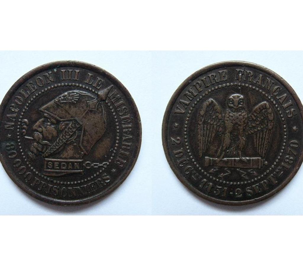 Collection Paris Paris 7ème ardt - 75007 - Photos Vivastreet Medaille vampire francais napoleon iii miserable 1851-1870