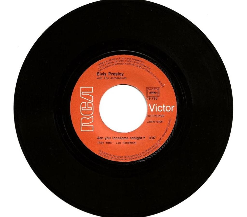 Collection Paris Paris 7ème ardt - 75007 - Photos Vivastreet VINYLE ELVIS PRESLEY Are You Lonesome Tonight + I Gotta Know