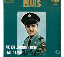 VINYLE ELVIS PRESLEY Are You Lonesome Tonight + I Gotta Know