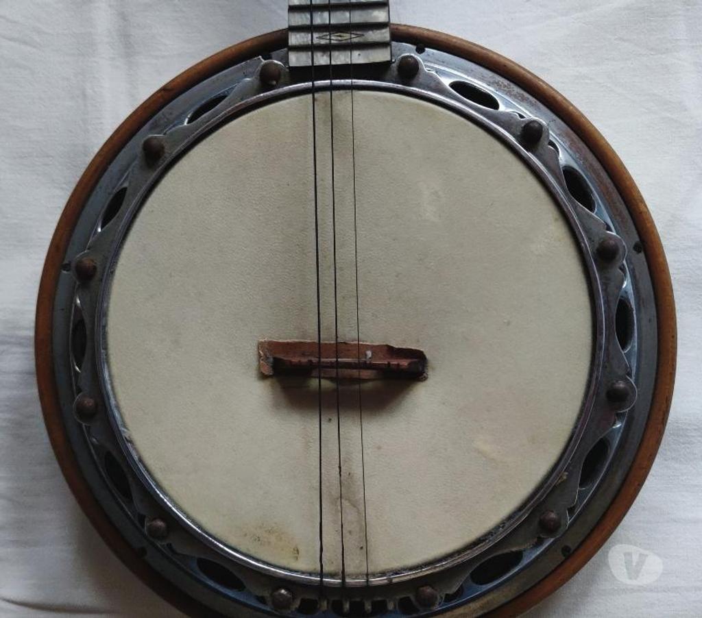 Instruments de musique Val-d'Oise Bernes sur Oise - 95340 - Photos Vivastreet RARE : Banjo Mandoline Décoré Des Années1930-50