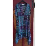 Robe mi-longue violette