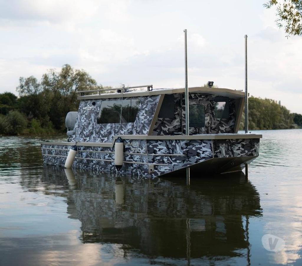 Bateaux à moteur Maine-et-Loire Loire - 49440 - Photos Vivastreet Bateau de pêche en aluminium avec cabine, à vendre
