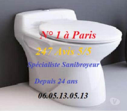 Artisans & dépannages Paris 11ème ardt Paris - Photos Vivastreet Débouchage sanibroyeur Paris 11
