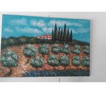 GRAND TABLEAU PAYSAGE- VRAIE PEINTURE SUR TOILE
