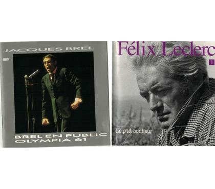 CDs Rochefort Charente-Maritime - Photos Vivastreet JACQUES BREL, OLYMPIA 1961. Felix Leclerc