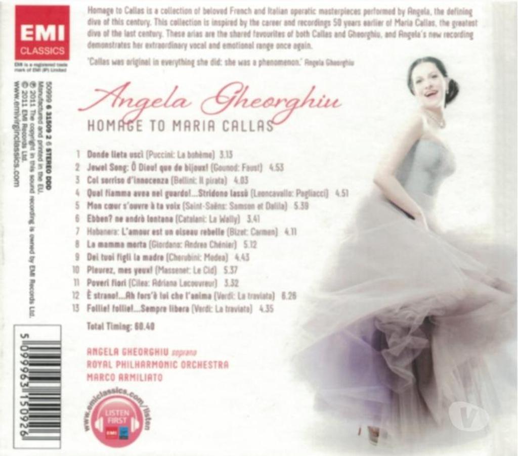 CDs Charente-Maritime Rochefort - 17300 - Photos Vivastreet Angela Gheorghiu. MILES DAVIS