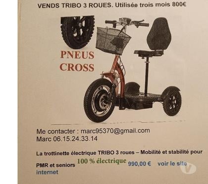 Matériel de sport Brouzet les Quissac Gard - Photos Vivastreet TRIBO 500 tricycle pour Personne a Mobilité Réduite
