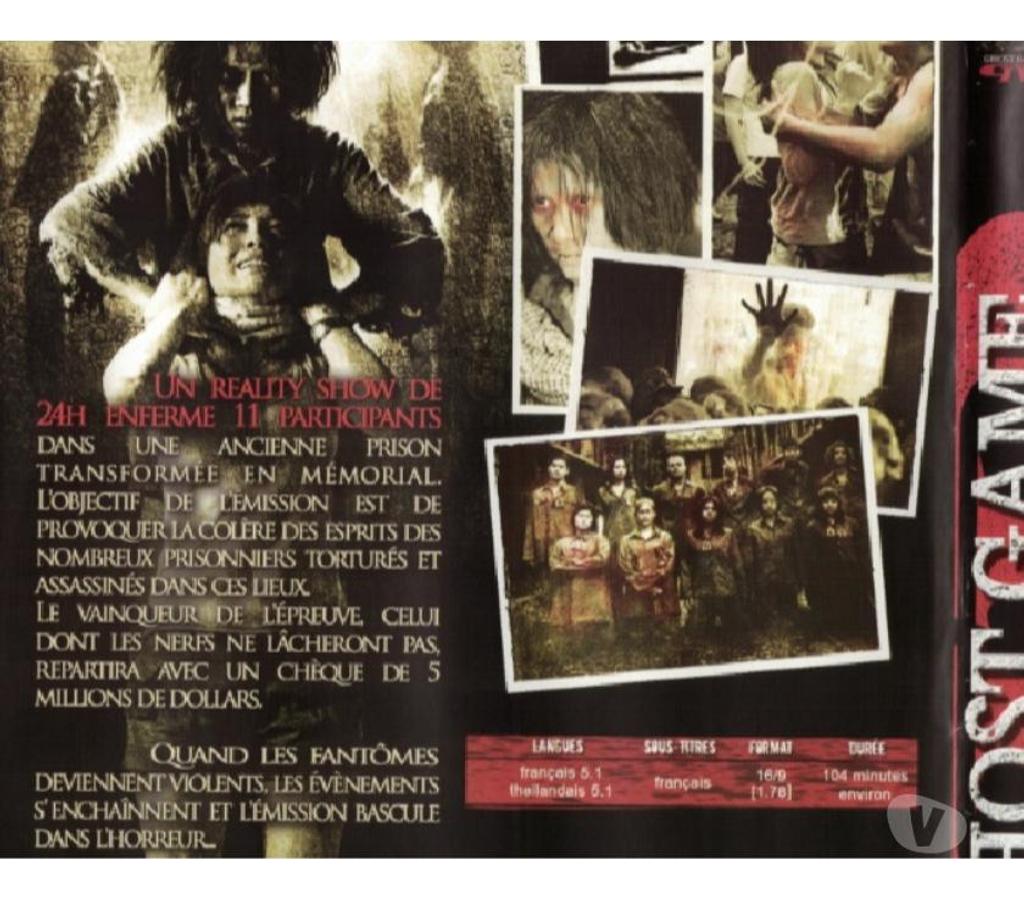 DVD occasion Charente-Maritime Rochefort - 17300 - Photos Vivastreet GHOST GAME. Battle royale n° 2