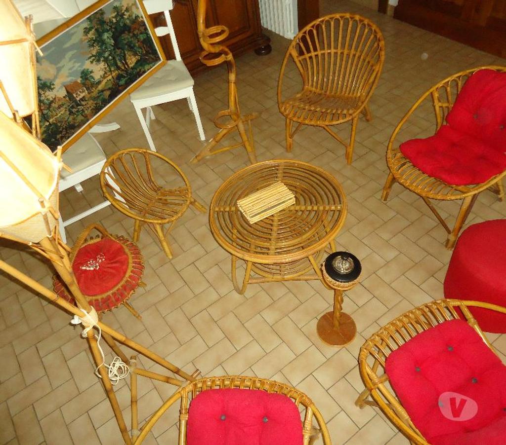 Ameublement & art de la table Vendée Challans - 85300 - Photos Vivastreet Salon en rotin de 12 pièces