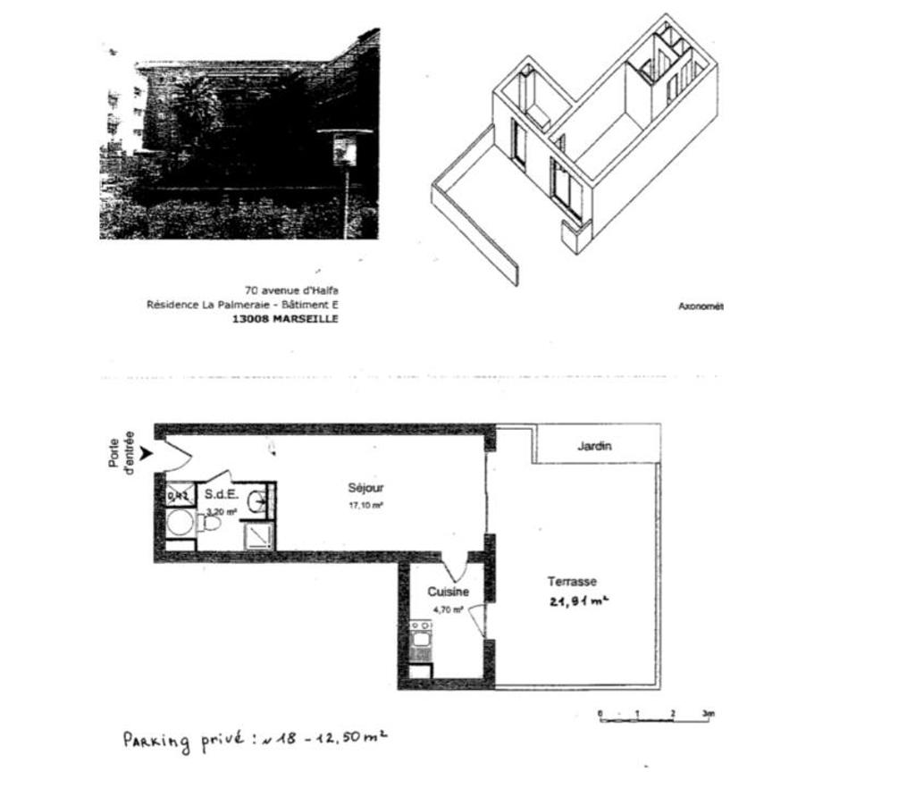 Appartements à vendre Bouches-du-Rhône Marseille - Photos Vivastreet JOLI T1 26M2 RDJ +TERRASSE 21 M2+PRKG BONNEVEINE