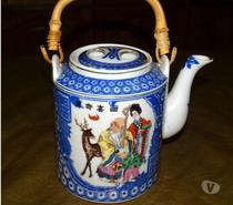 Théière céramique vintage asiatique japonaise années 50