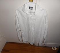 lot de 2 Chemise blanche café coton, taille M