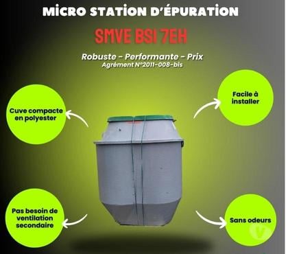 Bricolage - Jardin - Outillage Change Sarthe - Photos Vivastreet Micro station d'épuration SMVE EYVI 7EH