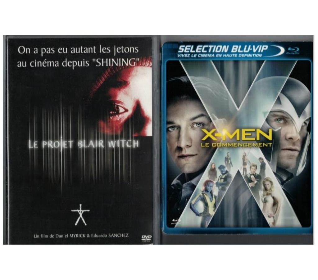 DVD occasion Charente-Maritime Rochefort - 17300 - Photos Vivastreet Le projet Blair Witch. X-MEN, le commencement