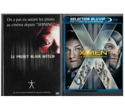 DVD occasion Rochefort Charente-Maritime - Photos Vivastreet Le projet Blair Witch. X-MEN, le commencement