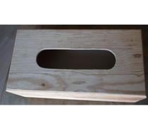 Boite à mouchoirs en bois