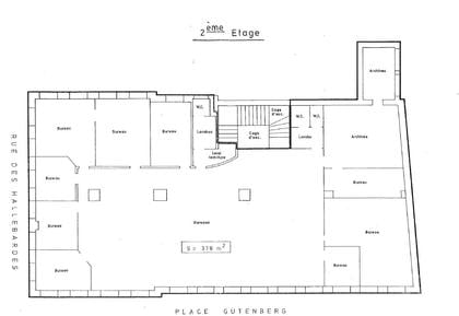 vente, location de bureaux Strasbourg Strasbourg - Photos Vivastreet Exceptionnel bureau 378m2 Place Gutenberg