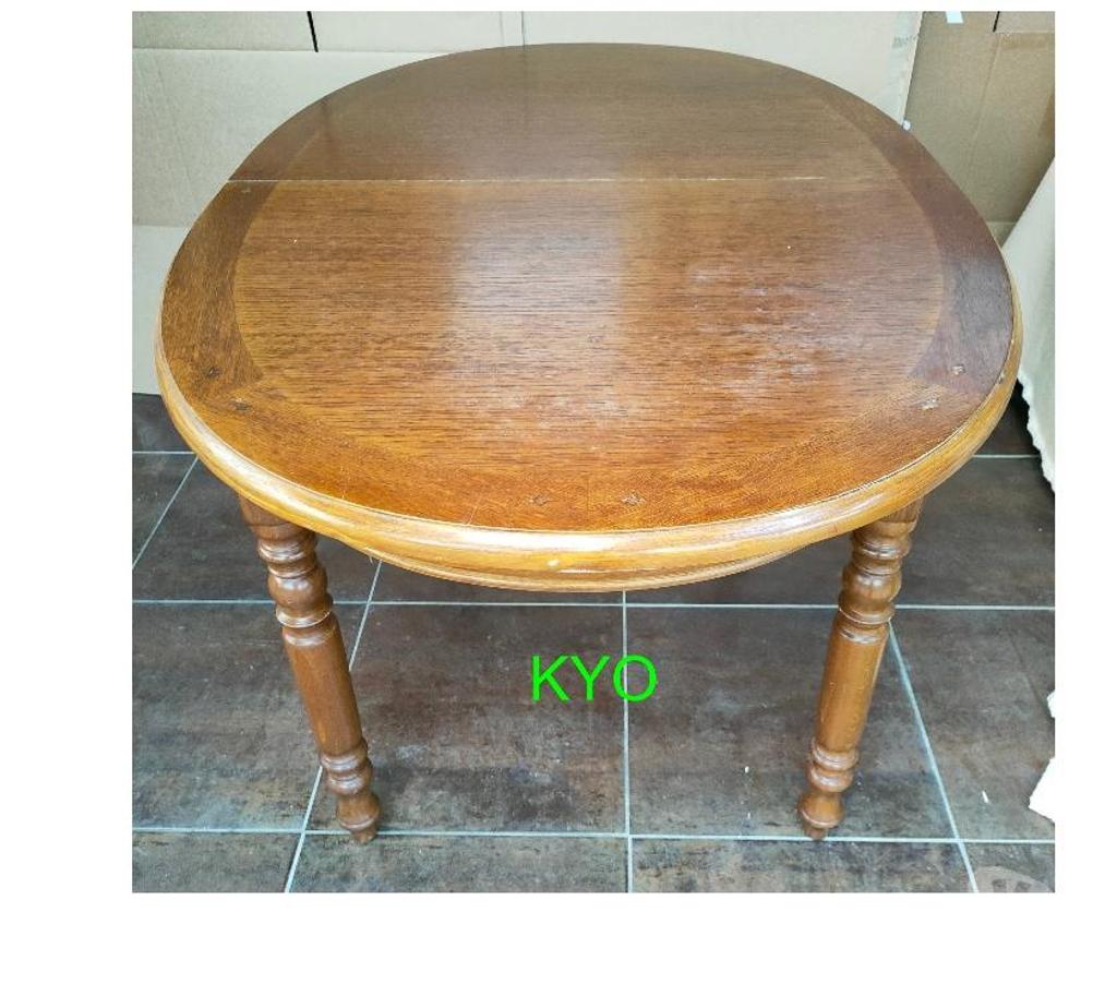 Ameublement & art de la table Jura Foncine le Haut - 39460 - Photos Vivastreet Table manger extensible ovale rallonges chêne bois vintage