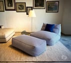 Fauteuil + Pouf Zoe Large - Collection Verzelloni