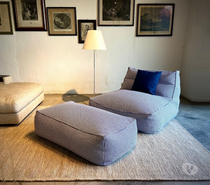 Photos Vivastreet Fauteuil + Pouf Zoe Large - Collection Verzelloni