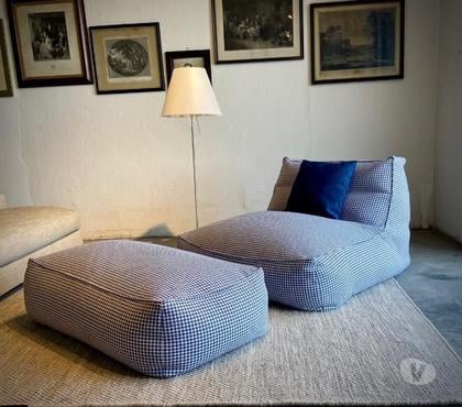 Ameublement & art de la table Nice Nice - Photos Vivastreet Fauteuil + Pouf Zoe Large - Collection Verzelloni