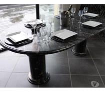 Table de salle à manger en Marbre Fossilisé