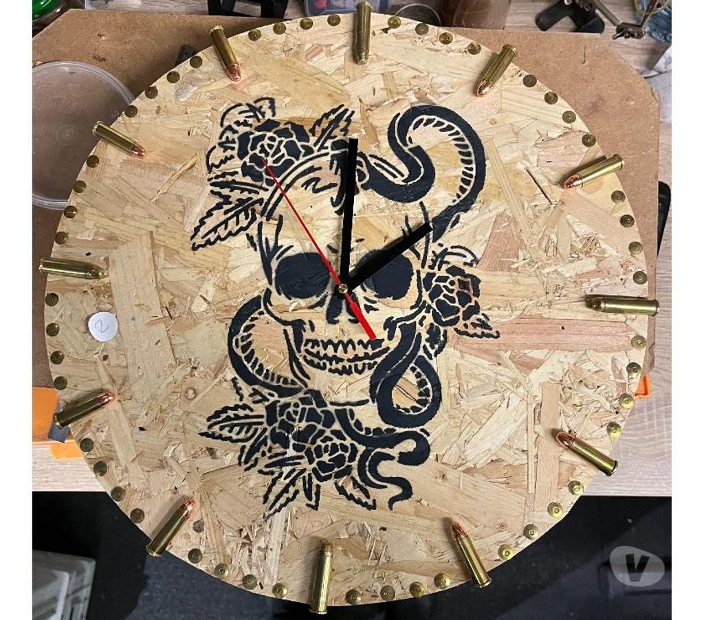 Décoration - art Var Callian - 83440 - Photos Vivastreet Horloge murale ballechasseurbiker
