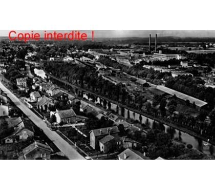 Collections Thaon les Vosges Vosges - Photos Vivastreet THAON-LES-VOSGES PHOTO SEMI-AERIENNE N & B ARGENTIQUE 1956