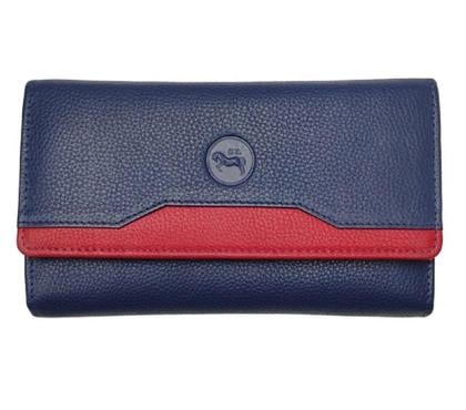 Accessoires - Bagagerie Beauvais Oise - Photos Vivastreet Portefeuille cuir femme tout-en-un - Bleu