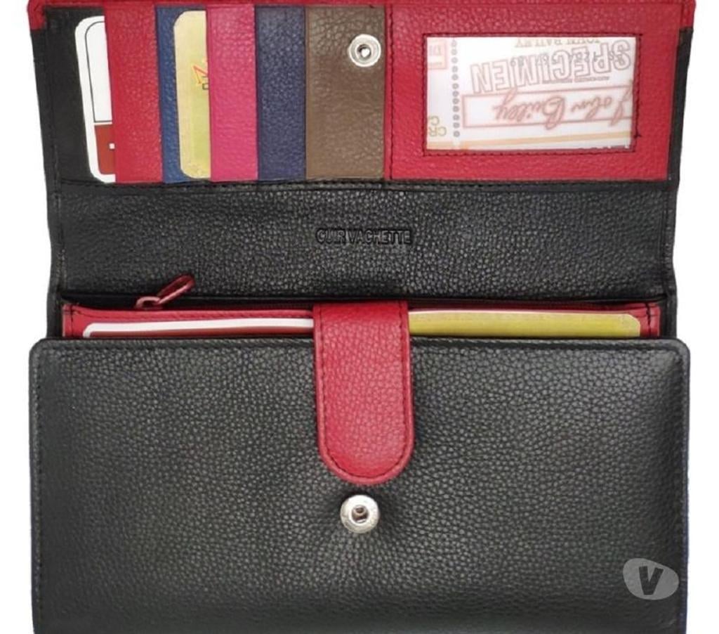 Accessoires - Bagagerie Oise Beauvais - 60000 - Photos Vivastreet Portefeuille cuir femme type compagnon tout-en-un Noir