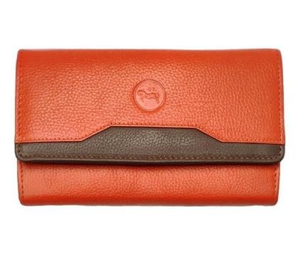 Accessoires & Bagagerie Beauvais Oise - Photos Vivastreet Portefeuille cuir femme type compagnon tout-en-un Orange