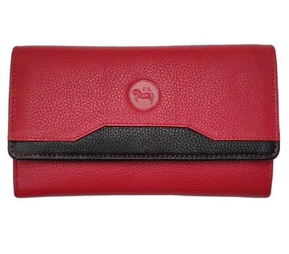 Accessoires - Bagagerie Beauvais Oise - Photos Vivastreet Portefeuille cuir femme type compagnon tout-en-un Rouge