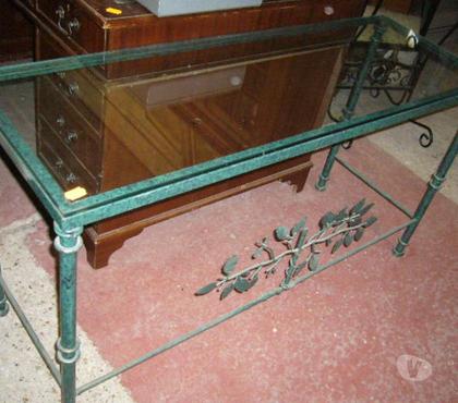 Ameublement - art de la table Sartrouville Yvelines - Photos Vivastreet Console verre et fer forgé