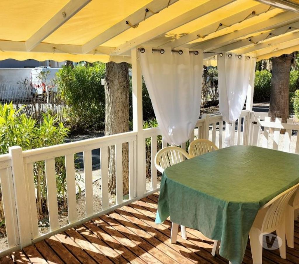 location saisonniere Hérault Agde - 34300 - Photos Vivastreet SAISON 2525 JOLIE MOBIL HOME 6 PERS 3 CH CLIMATISE