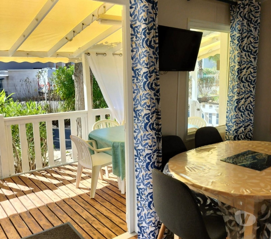 location saisonniere Hérault Agde - 34300 - Photos Vivastreet SAISON 2525 JOLIE MOBIL HOME 6 PERS 3 CH CLIMATISE