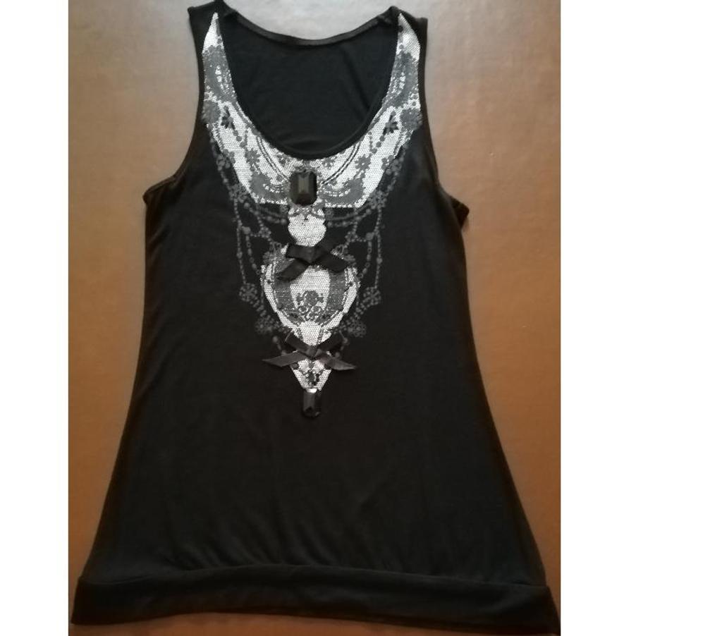 Vêtements occasion Pyrénées-Orientales Perpignan - Photos Vivastreet Top Morgan noirgris 38 - annie66