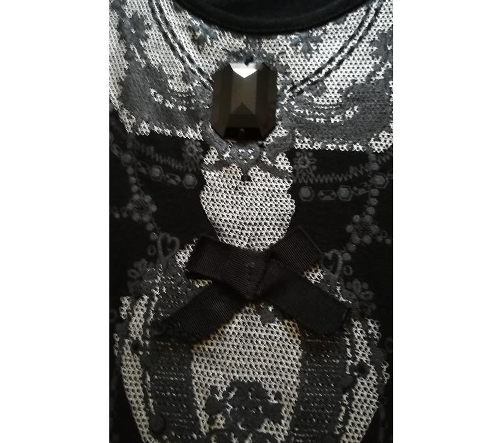 Vêtements occasion Pyrénées-Orientales Perpignan - Photos Vivastreet Top Morgan noirgris 38 - annie66