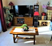 TABLE BASSE CERAMIQUE ET BOIS MASSIF b