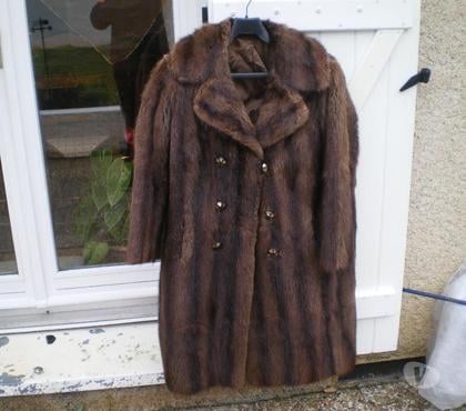 Vêtements occasion Pradines Lot - Photos Vivastreet manteau de vison
