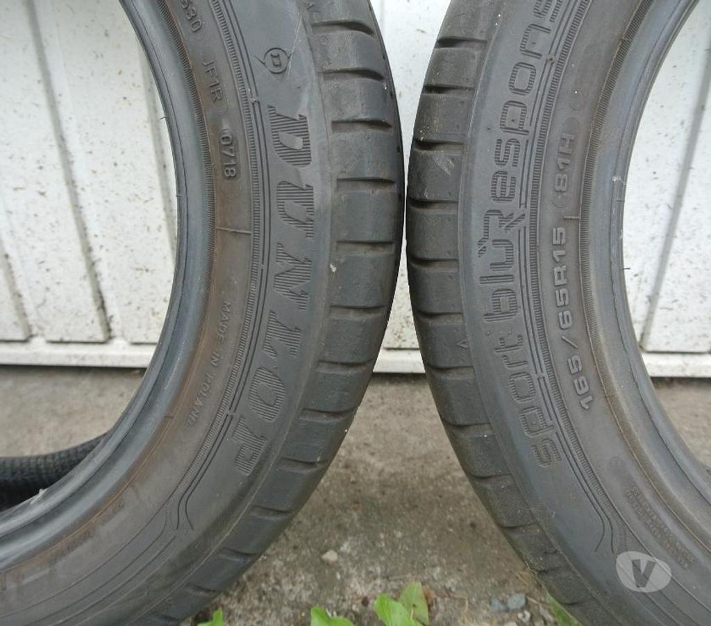 Pièces et services auto Loire St Etienne - Photos Vivastreet 2 pneus été 165 65 15 81H Dunlop TBE