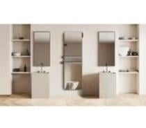 sèche serviette miroir barres chromées très économique