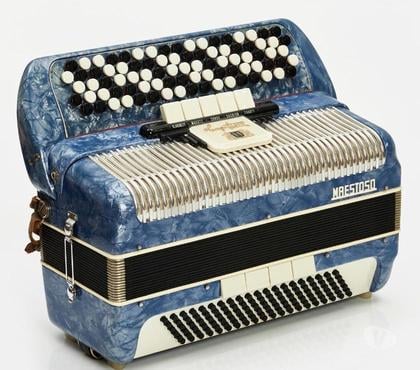 Instruments de musique Mommenheim Bas-Rhin - Photos Vivastreet ACCORDEON Hagström Maestro - 5rangs boutons - 120basses