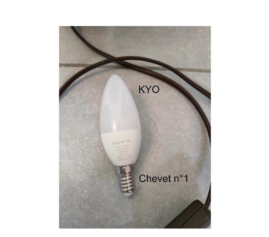 Décoration - art Jura Foncine le Haut - 39460 - Photos Vivastreet Lampe chevet conique bois à poser, abat-jour marron tissu