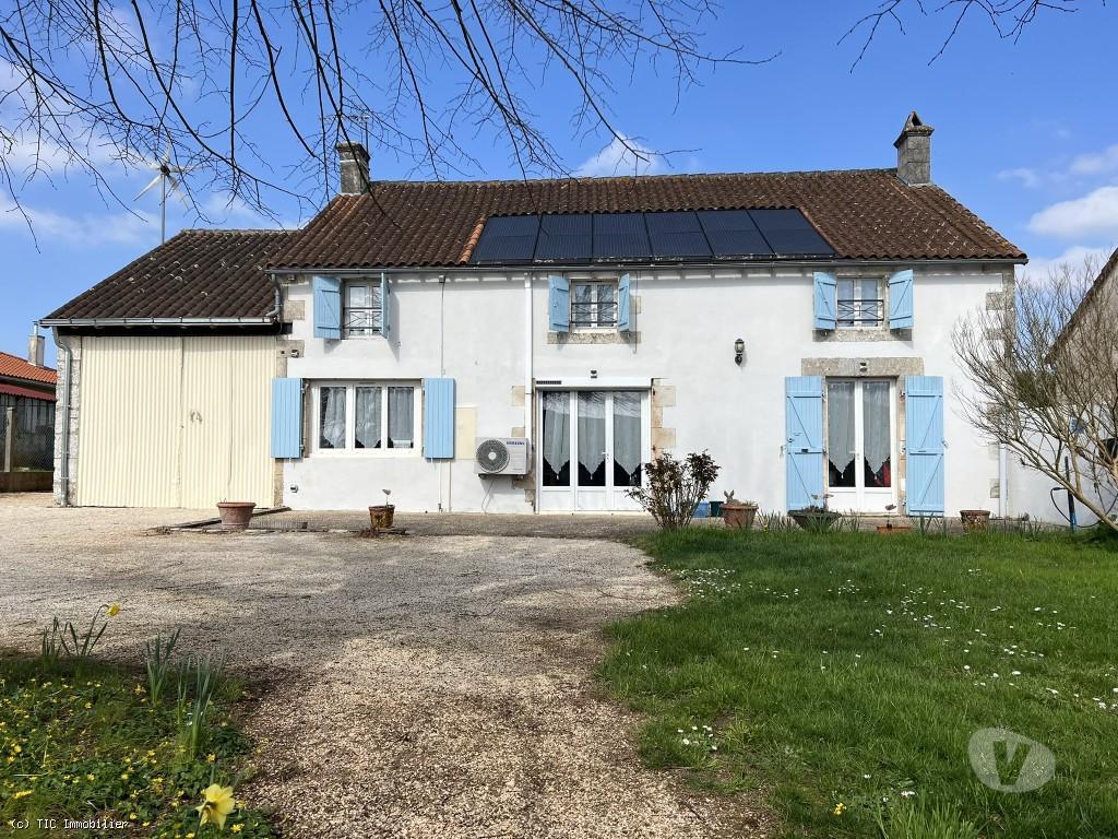 Vente Maison Charente Ruffec - 16700 - Photos Vivastreet Maison Ancienne 6 Chambres Avec Jardin Clôturé