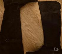 BOTTES CUIR NUBUK MARRON