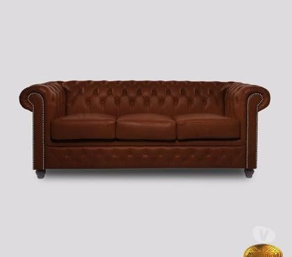 Ameublement & art de la table Lyon Lyon - Photos Vivastreet Canapé Chesterfield Brighton FT 3 places Antique brun