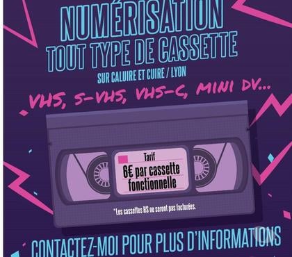Photo - Video - Son Caluire et Cuire Rhône - Photos Vivastreet Je numérise vos cassettes !
